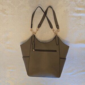 Kate & Alex Cuffaro Hobo Bag ~ Taupe/Gray